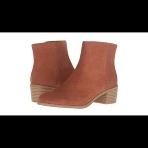 Women suede booties size 9.5